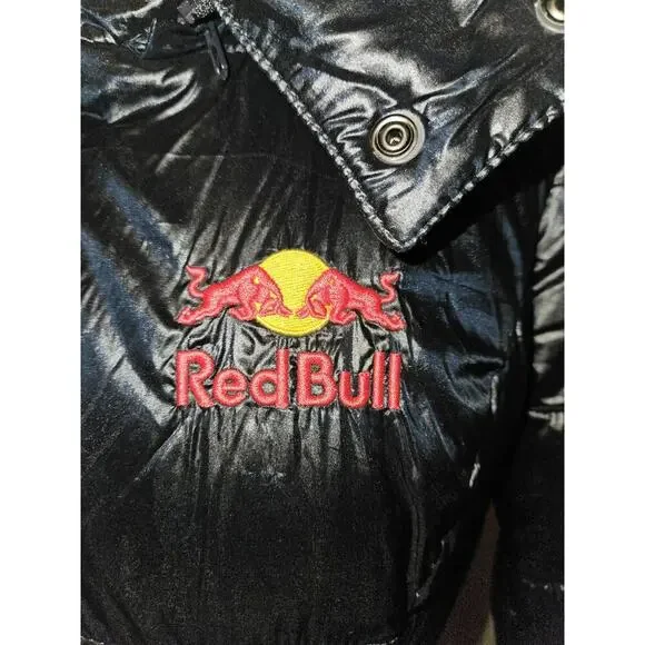 Red Bull Wings Team Collection Ladies Size Large Puffer Jacket Hooded EUC - Picture 3 of 14